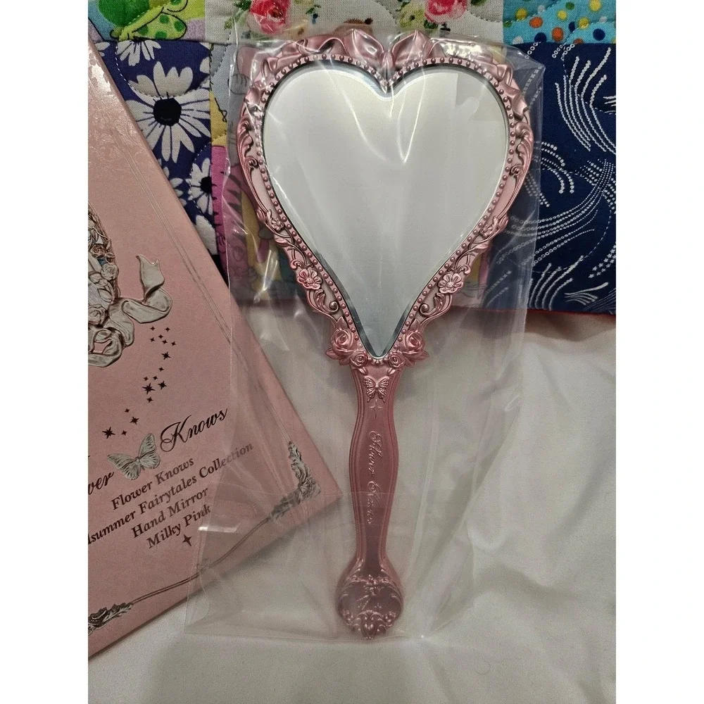 Flower Knows Midsummer Fairytales Hand Mirror (Milky Pink)